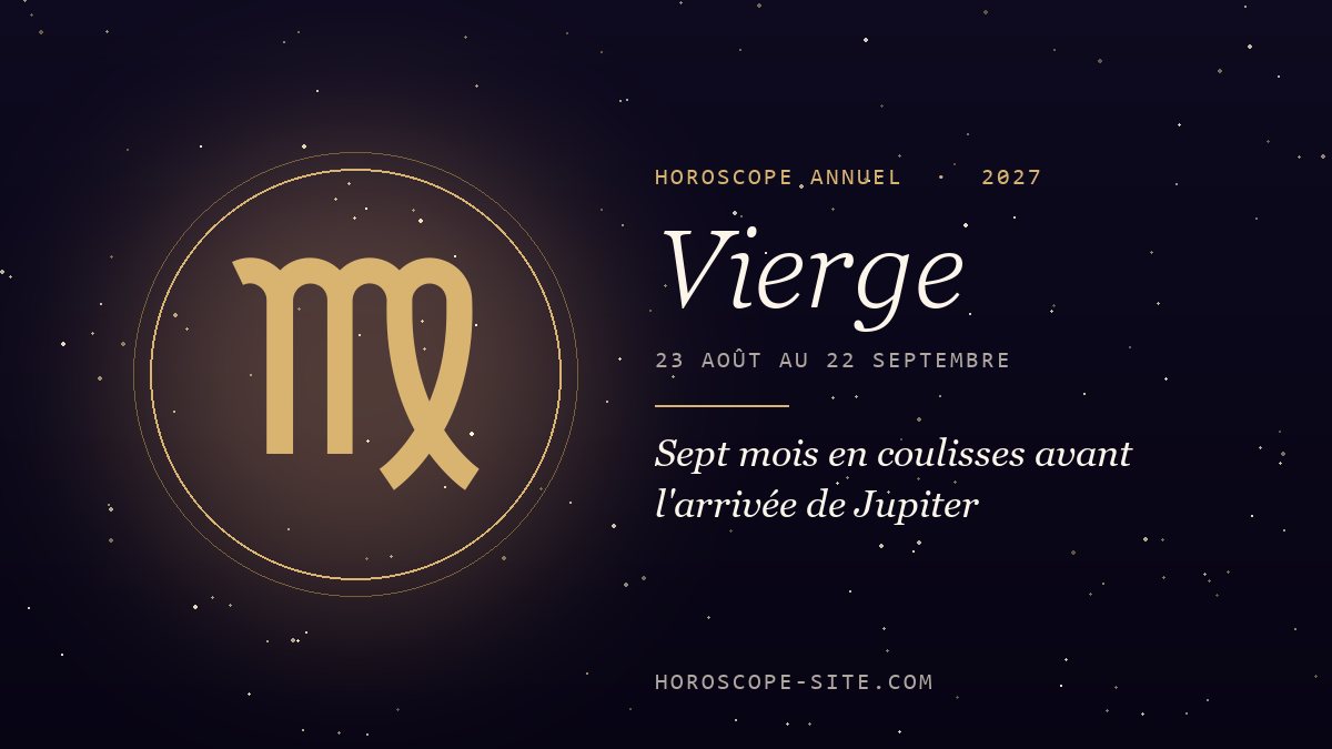 Illustration de l'horoscope Vierge 2027