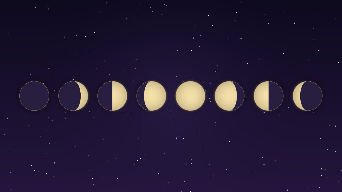 Les huit phases de la lune et ce qu'elles vous demandent